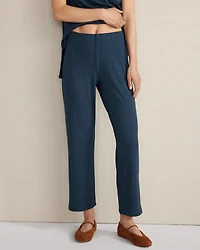 Ribbed Kick Flare Pants