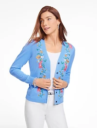 Embroidered Cardigan