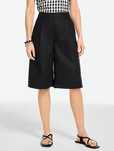 Washed Linen Culottes