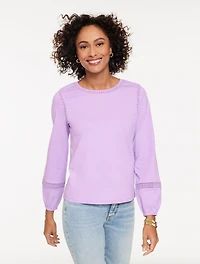 Modern Romance Lace Trim Top
