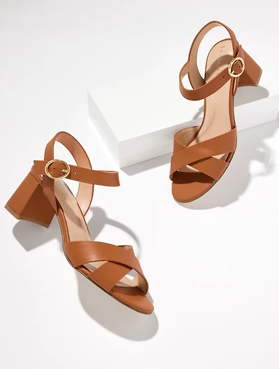 Myra Vachetta Block Heel Sandals