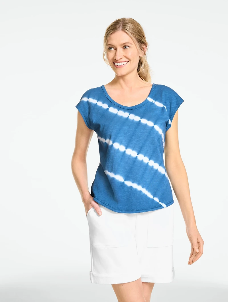Supersoft Jersey Short Sleeve Cross Back Tee