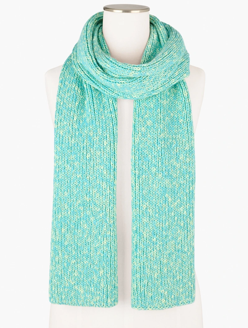 Shaker Stitch Scarf - Marl