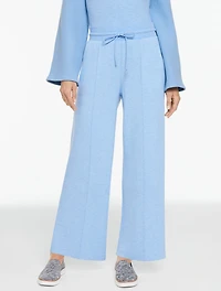AirKnit Stretch Wide Leg Pants - Lakeside Blue Heather