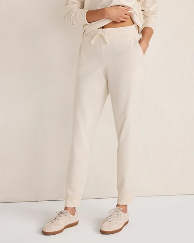 Botanical-Dyed Organic Cotton Interlock Joggers