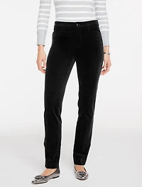 Straight Leg Stretch Velveteen Pants