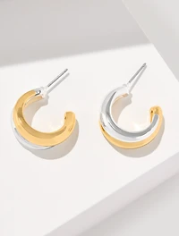 Rope Swirl Hoop Earrings