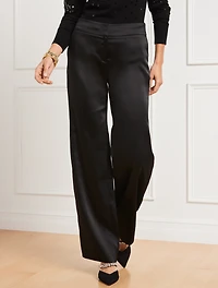 Satin Wide Leg Pants