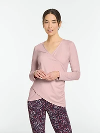 Supersoft Jersey Wrap Top