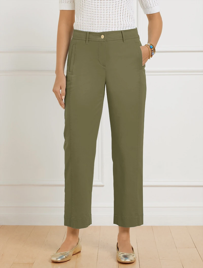 Straight Crop Pants