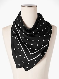 Garden Dot Square Scarf