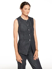 Refined Denim Vest