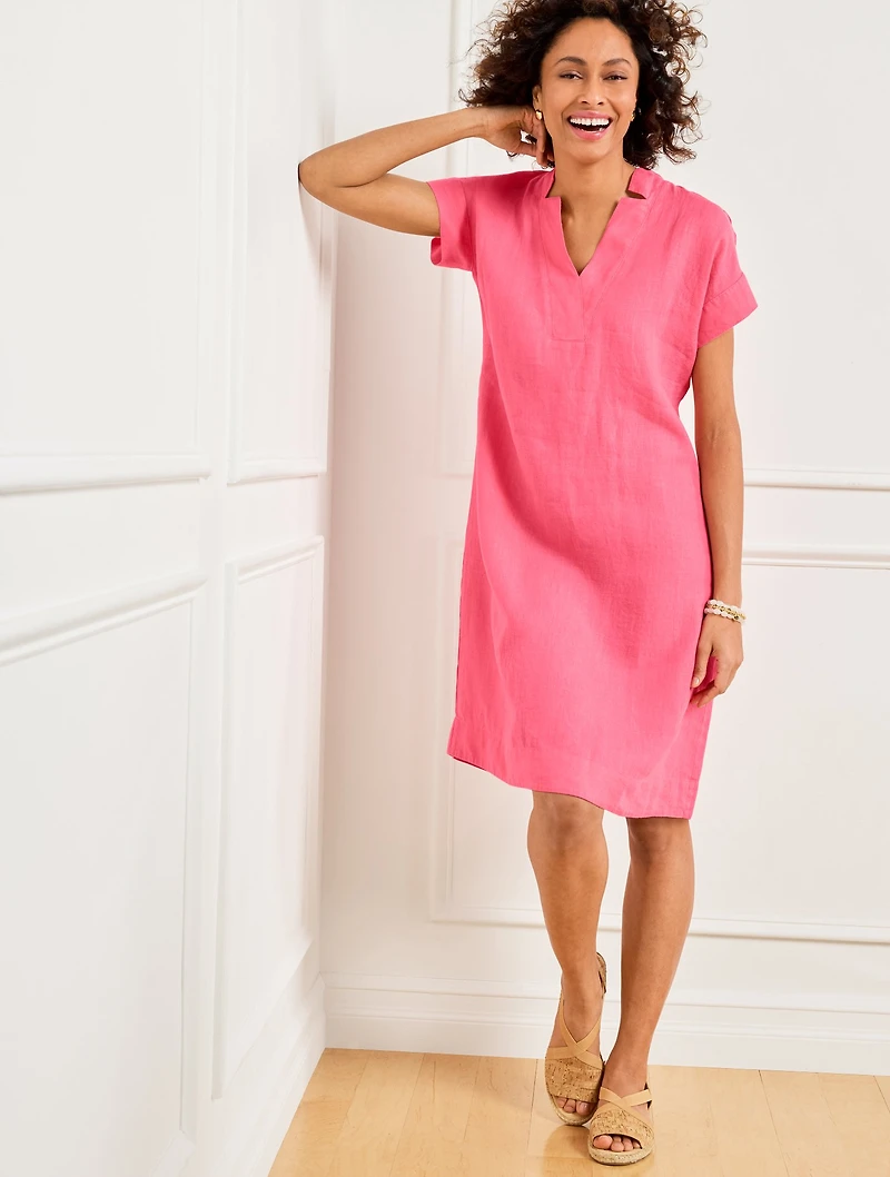 Linen Shift Dress