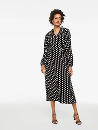 Fit & Flare Dress - Ikat Foulard