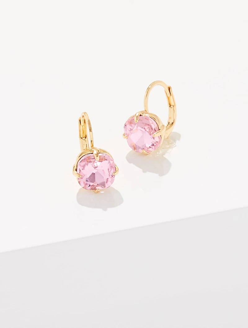 Piqué Crystal Stud Earrings