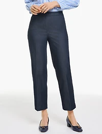 Straight Ankle Pants - Refined Denim