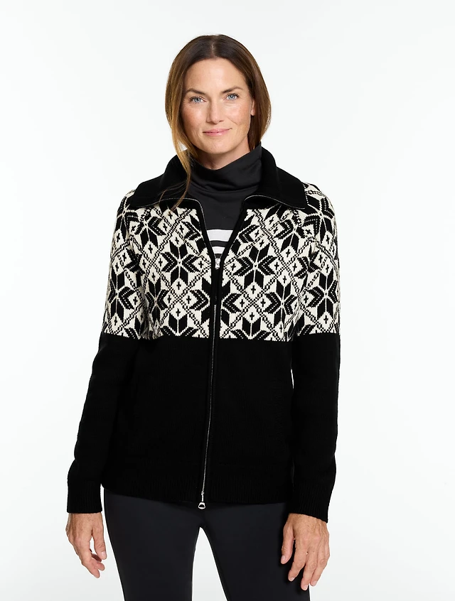 Sweater Jacket - Snazzy Snowflake