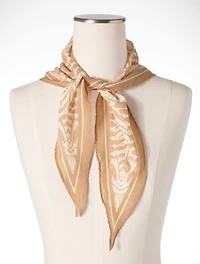 Swaying Petals Diamond Scarf