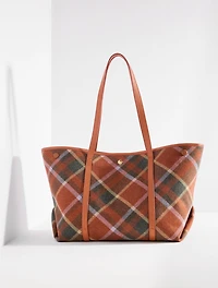 Harper Kellynch Plaid Tote
