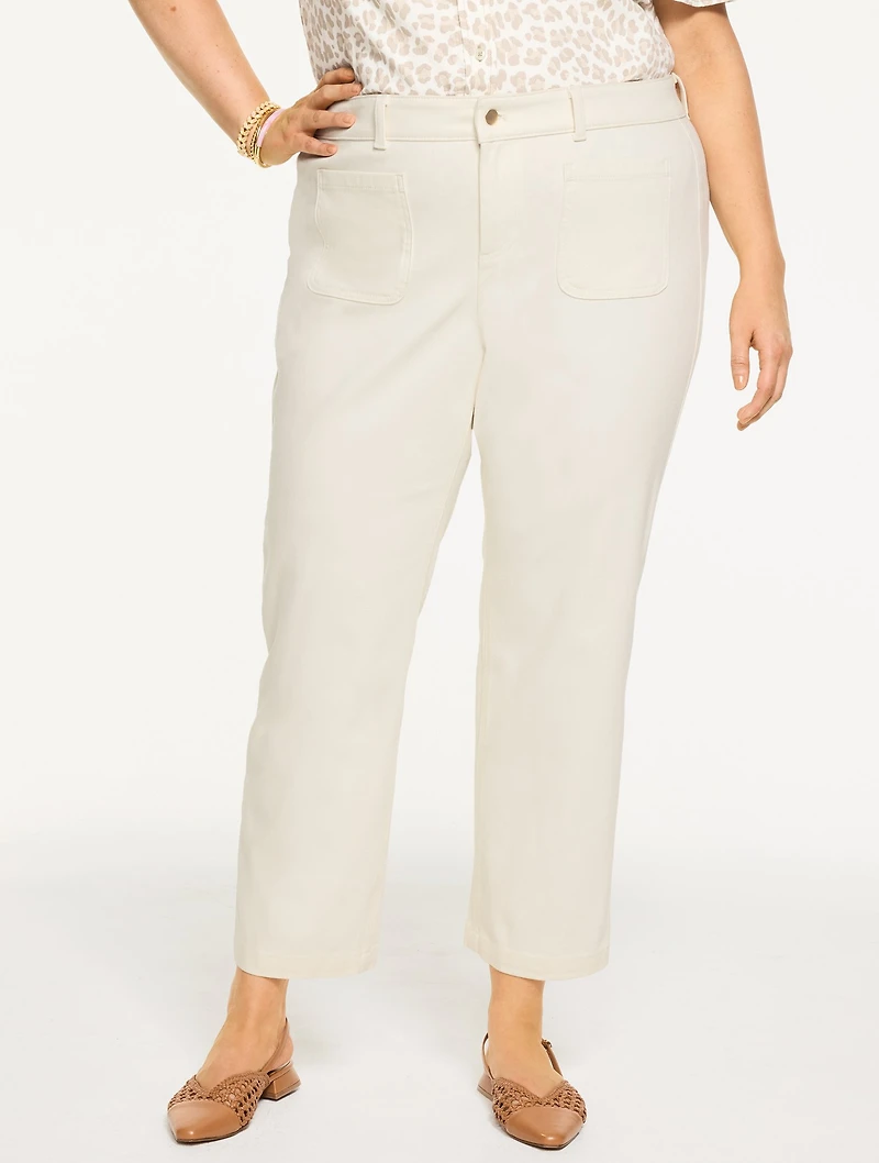 Straight Ankle Jeans