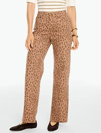 Classic Jean Trousers - Modern Leopard