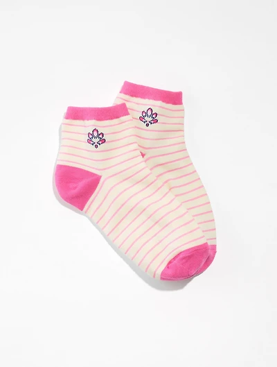 Graphic Leaves Crew Socks