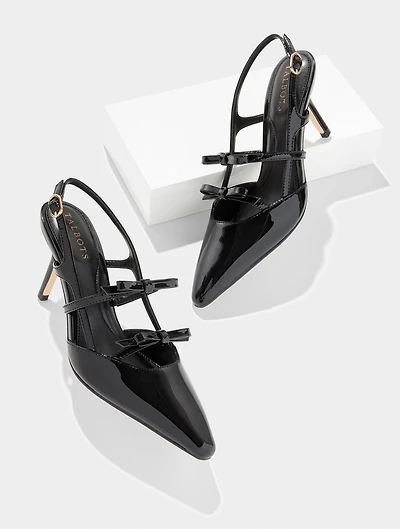 Libby Slingback Patent Leather Pumps