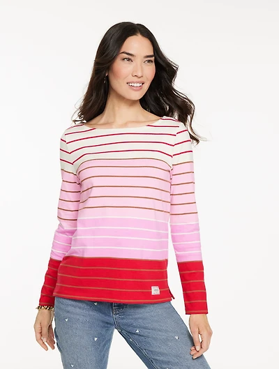 Authentic Talbots Tee - Isabel Stripe
