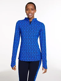 Performance Compression Half-Zip Pullover - Tennis Net