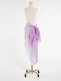 Aqua Club Pareo Cover-Up - Classic Stripe