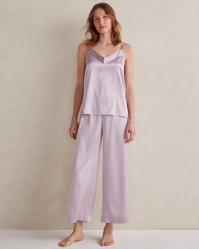Washable Silk Double V Sleep Cami