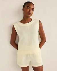 Organic Cotton Gauze Tank Top