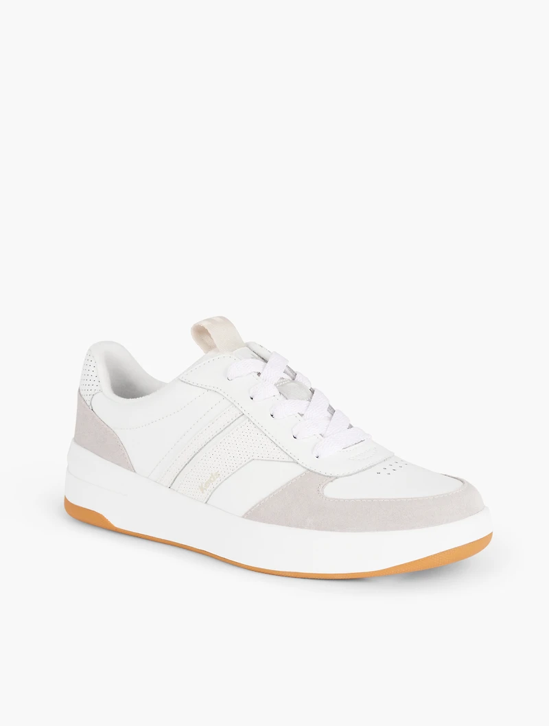 Keds® Court II Leather Suede Sneakers