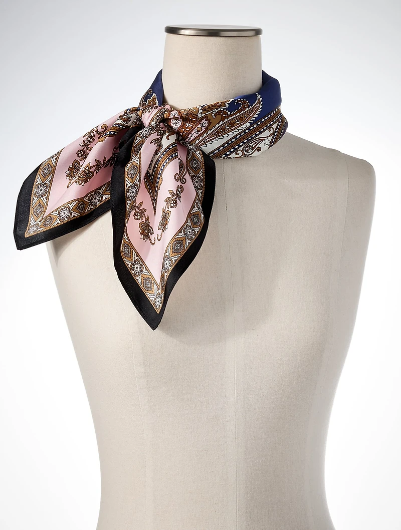 Paisley Sky Square Scarf