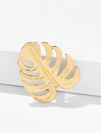 Monstera Leaf Brooch