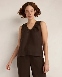 Linen U-Neck Tank
