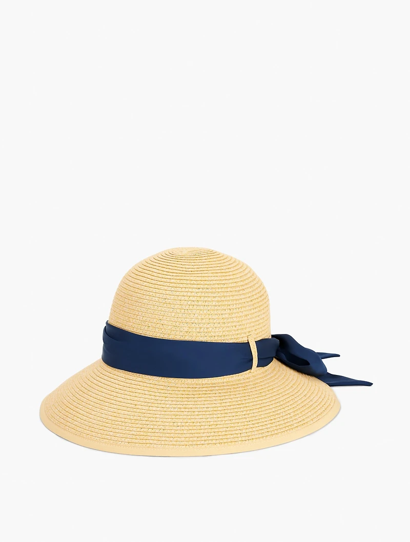 Scarf Detail Floppy Hat