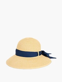 Scarf Detail Floppy Hat