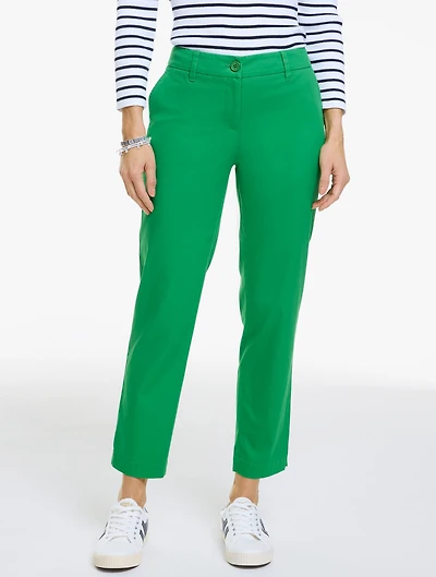 Heritage Twill Perfect Crops - Curvy Fit