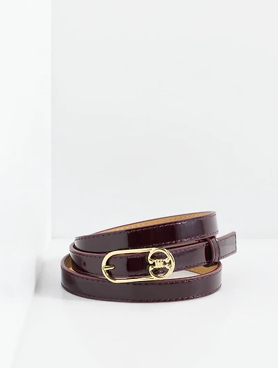 Slim Leather Belt