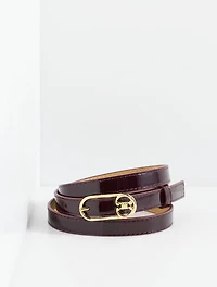 Slim Leather Belt