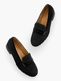 Cassidy Suede Penny Loafers