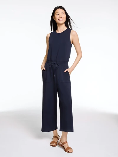 AirKnit Stretch Wide Crop Jumpsuit