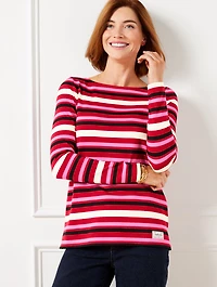 Authentic Talbots Tee - Graham Stripe
