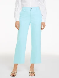 Wide Crop Jeans