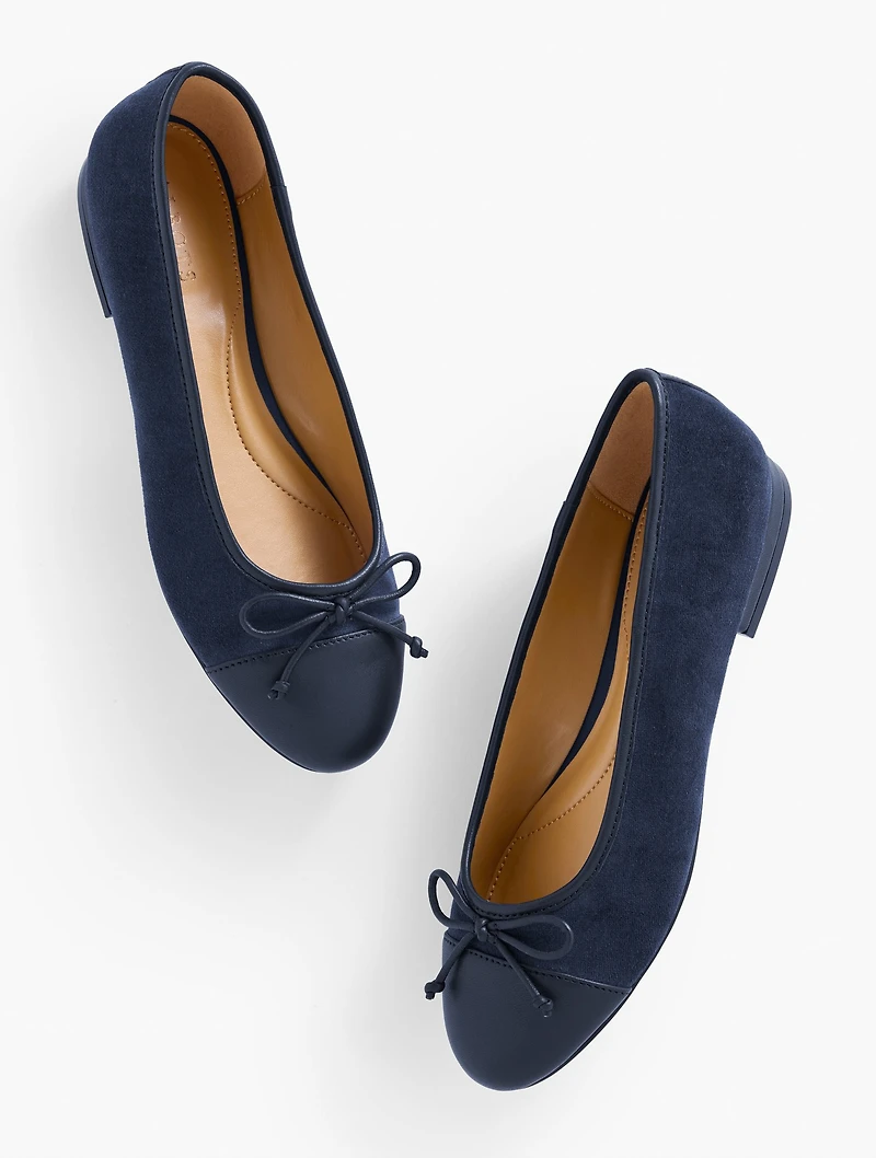 Madison Velveteen Ballet Flats