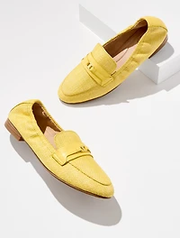 Katrina Bit Raffia Loafers
