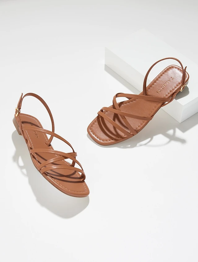 Liana Strappy Nappa Sandals