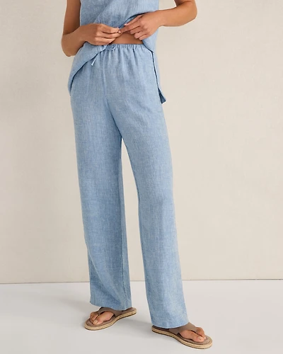 Linen Slim Pants