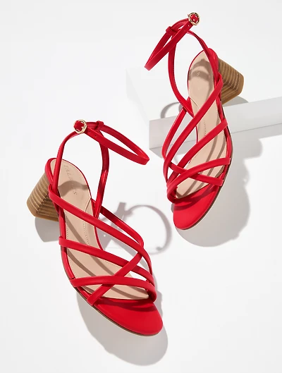 Lina Strappy Block Heel Sandals